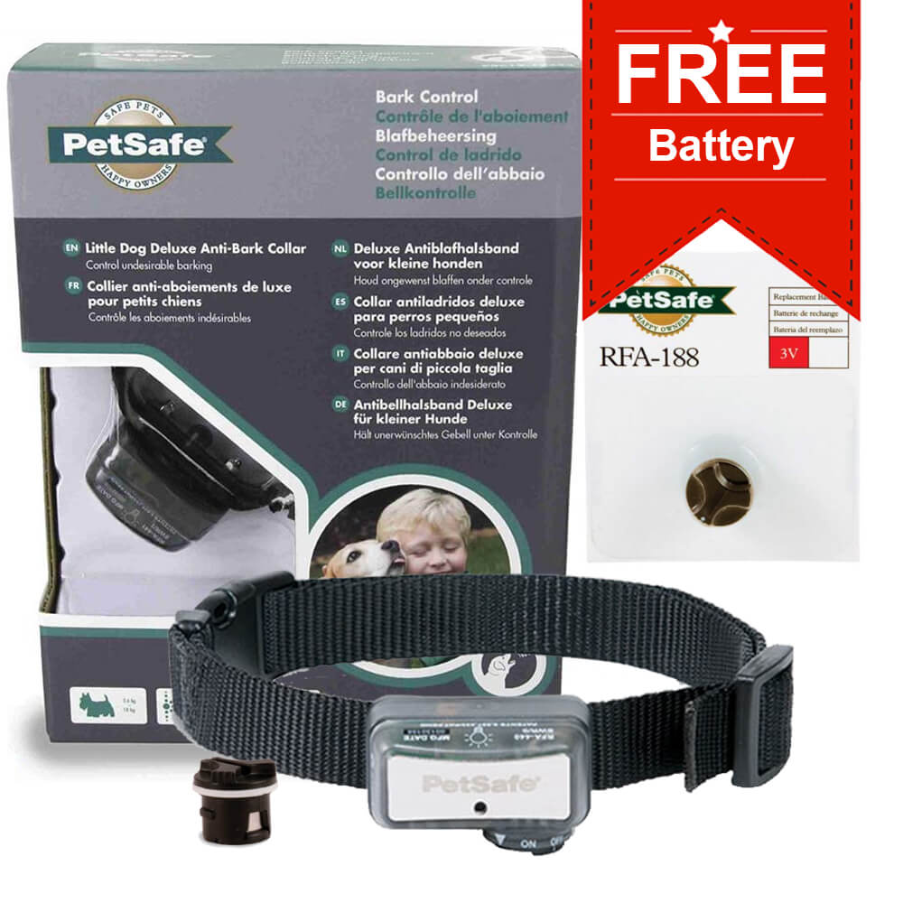 Petsafe FREE Battery Little Dog Bark Collar Deluxe Best Bark Collar